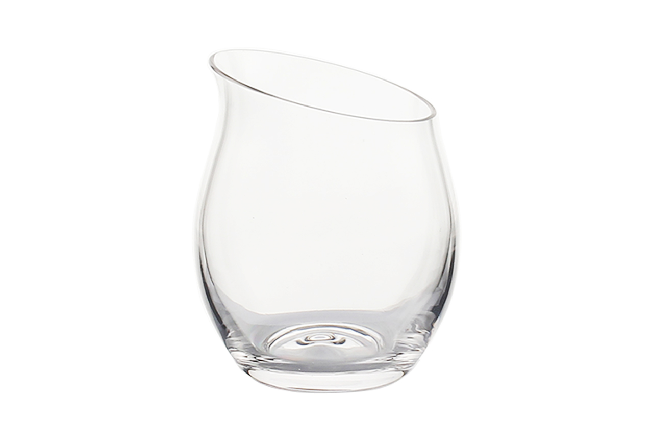 SET07686 Clear tulip shape bevel mouth european elegant clear wine glass